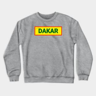 DAKAR - J'aime ma ville I love my town Crewneck Sweatshirt